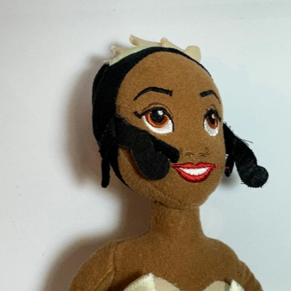 Disney Princess Tiana Plush Doll 12 Inch Green Ball‎ Gown